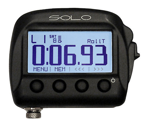 aim solo lap timer data logger large front view