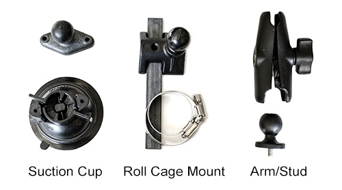 suction cup roll cage mounts for smartycam hd